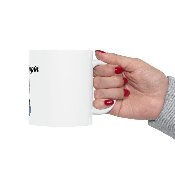 White Ceramic Mug, 11oz - Image 13