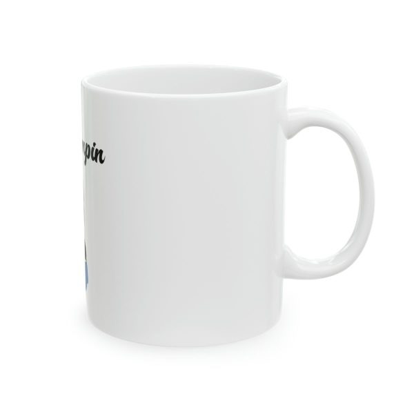 White Ceramic Mug, 11oz - Image 4