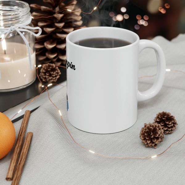 White Ceramic Mug, 11oz - Image 5
