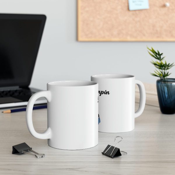 White Ceramic Mug, 11oz - Image 6