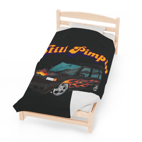 Plush Blanket Black - Image 5