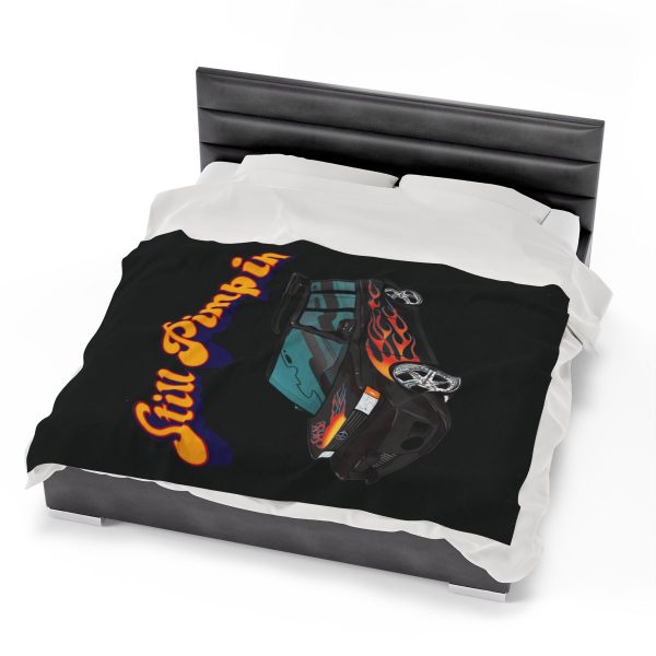 Plush Blanket Black - Image 6